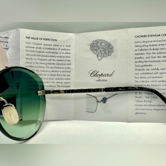 👑Chopard 🏆Made in. Japan 🇯🇵 ‼️Special edition Sunglasses 2SCHD43S 🆙 - Picture 12 of 15